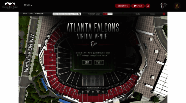 Atlanta Falcons 3d Seating Chart