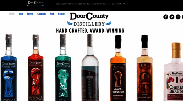 Doorcountydistillery Com Door County Distillery Produ