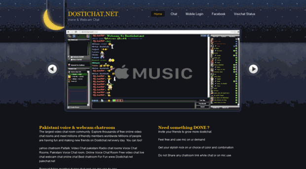 Dostichat Net Pakistani Voice Chat Rooms Pak Dosti Chat