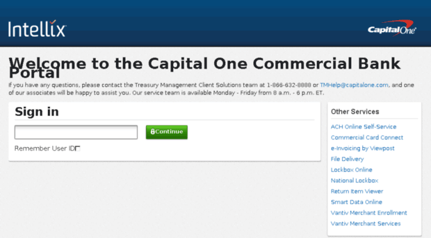 Escrowexpress Capitalonebank Com Treasurymanagement