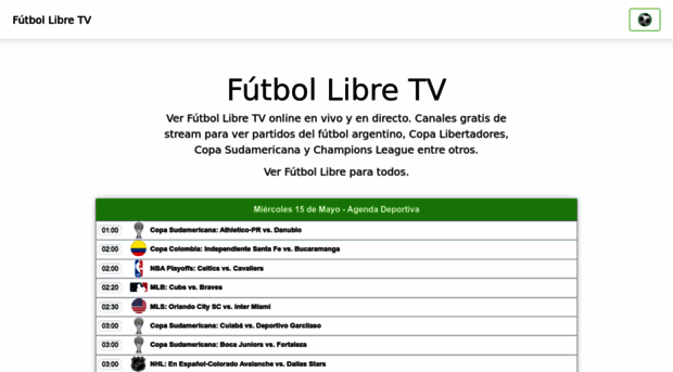 Futbollibretv Tv F Tbol Libre Tv Disfruta Del Futbol Libre Tv