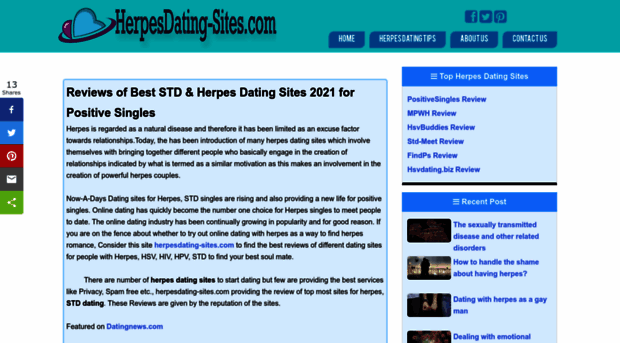 Herpes genitalis dating-sites