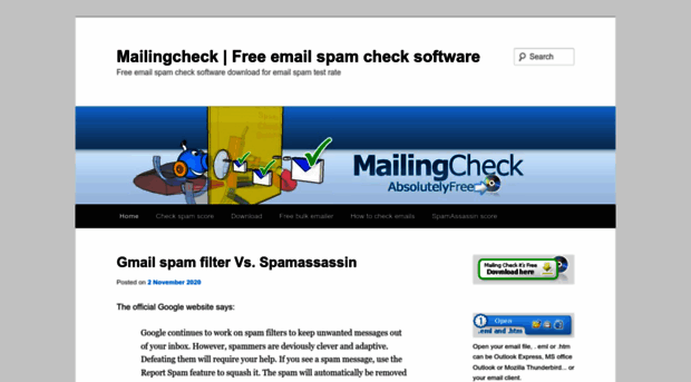 Email Spam Checker Tool Free