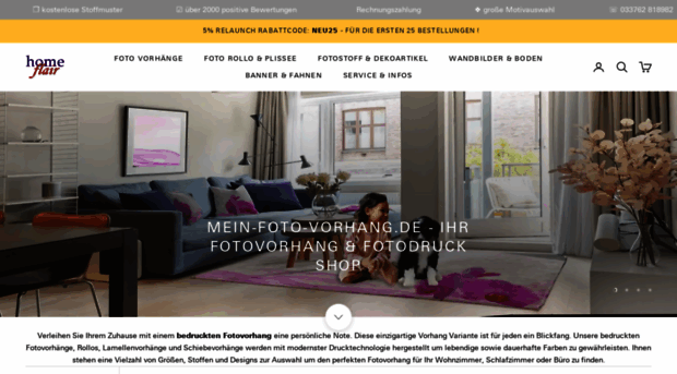 Mein Foto Vorhang De Ihr Fotodruck Auf Rollo Stoff Mein