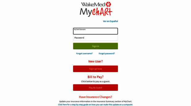mychart.wakemed.org - MyChart - Application Error Pa... - My ...