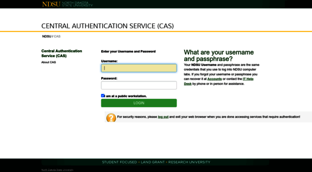 Ndsu Erezlife Com Login Cas Central Authenti Ndsu Erezlife