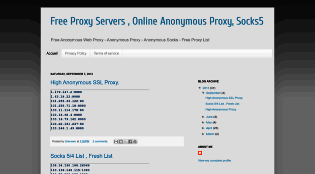 List Number Proxy Anonymous Updated 2018 Mlb