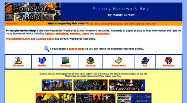 Primary homework help for kids