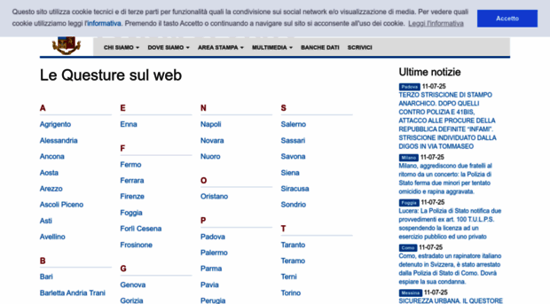 Questure.poliziadistato.it polizia di stato questure su ... Questure polizia di stato stranieri