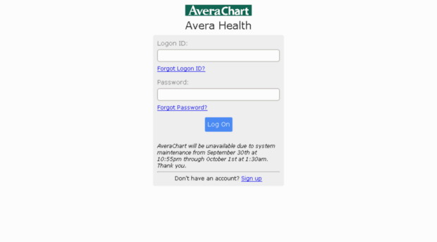 Avera Chart Portal