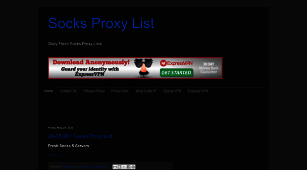 free proxy list site