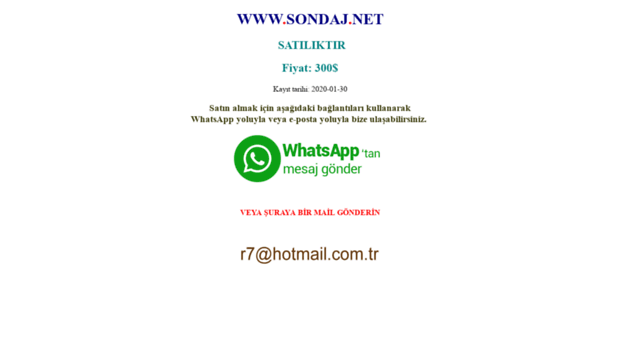 Sondaj Net Website Unavailable