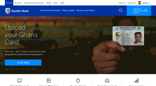Stanbic Com Gh Home Stanbic Bank Ghana Stanbic