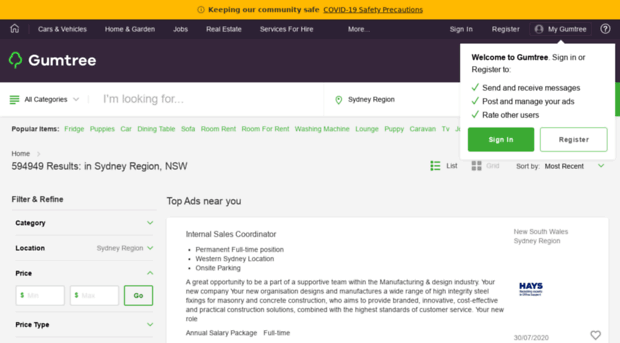 Data Entry Jobs Sydney Gumtree