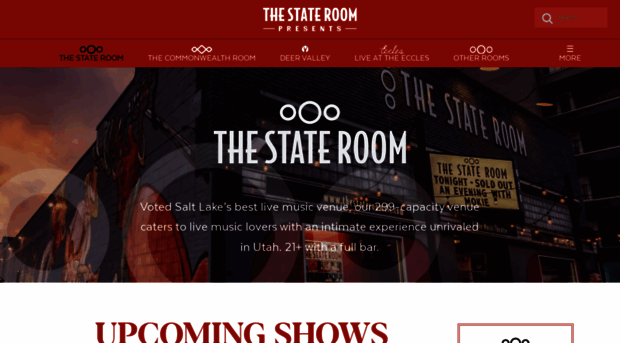 Thestateroomslc Com The State Room Salt Lake Cit