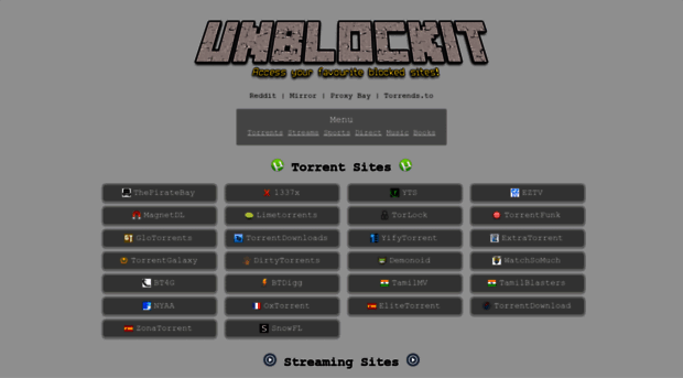 unblock access favourite sites