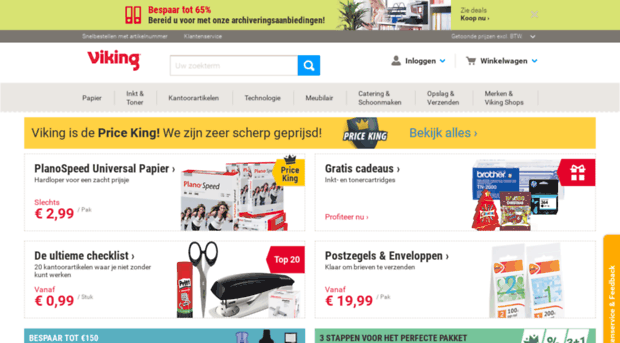viking-direct.nl - al uw kantoorartikelen tegen d - viking direct