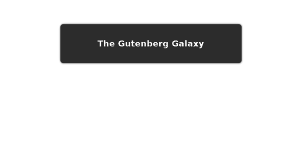 Gutenberg-Galaxis Wikipedia