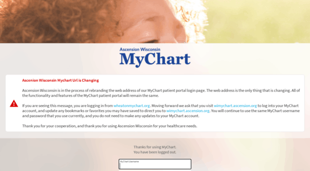 wheatonmychart.org - MyChart - Application Error Pa ...