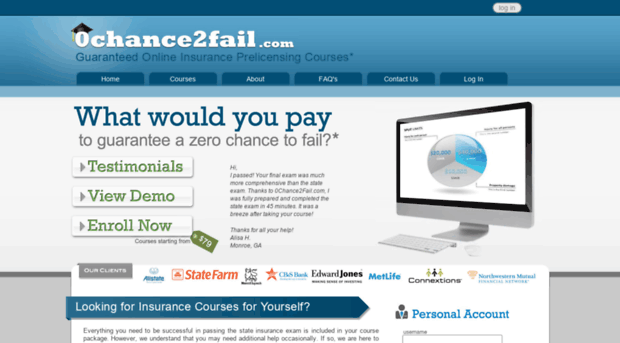 0chance2fail.com