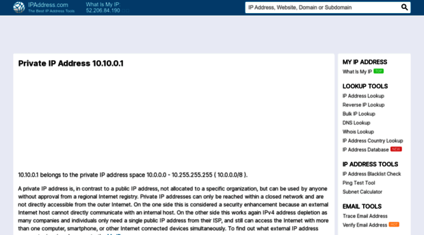 10.10.0.1.ipaddress.com