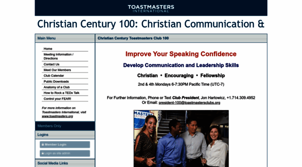 100.toastmastersclubs.org