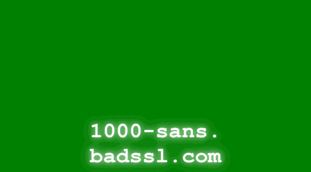 1000-sans.badssl.com