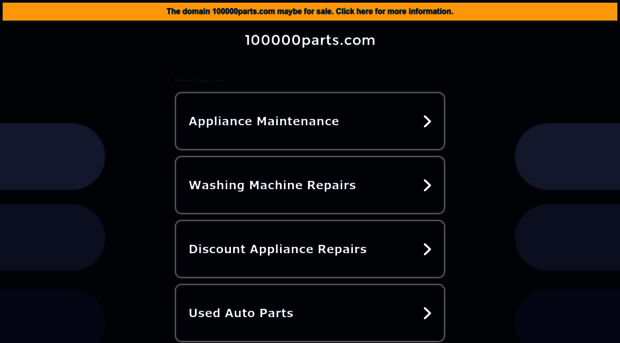 100000parts.com