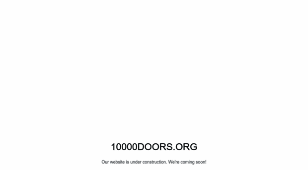 10000doors.org