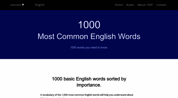 1000englishwords.com