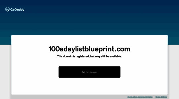 100adaylistblueprint.com