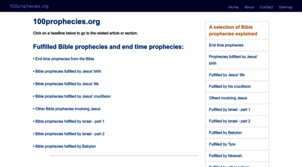 100prophecies.org