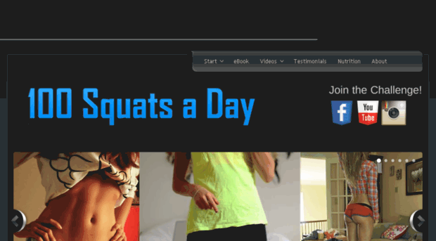 100squatsaday.com