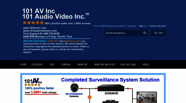 101audiovideoinc.com