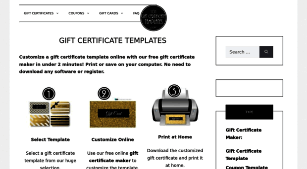 101giftcertificatetemplates.com