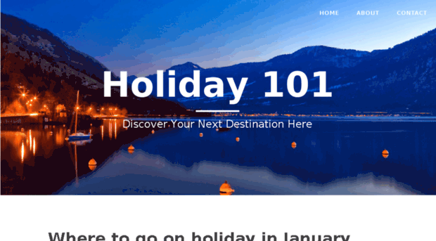 101holidays.xyz