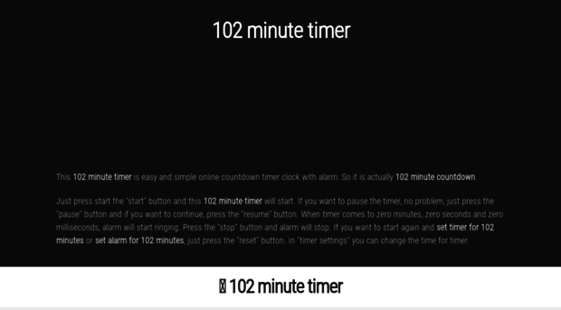 102.minute-timer.com