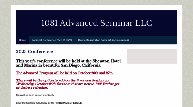 1031advancedseminar.com