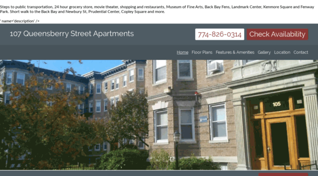 107queensberrystreetapartments.com