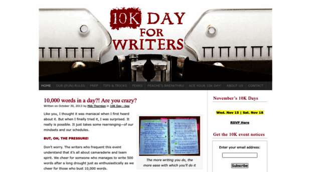 10kdayforwriters.com