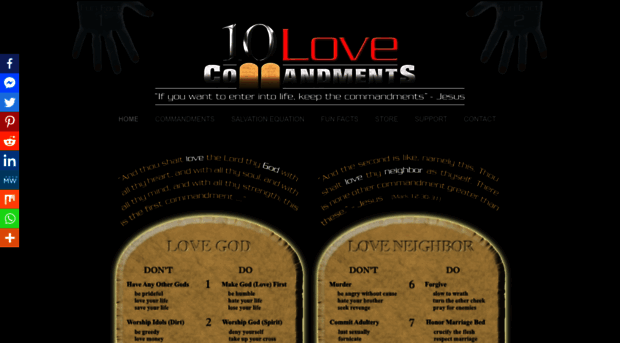 10lovecommandments.com