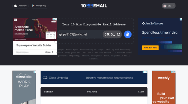 10minemail.com