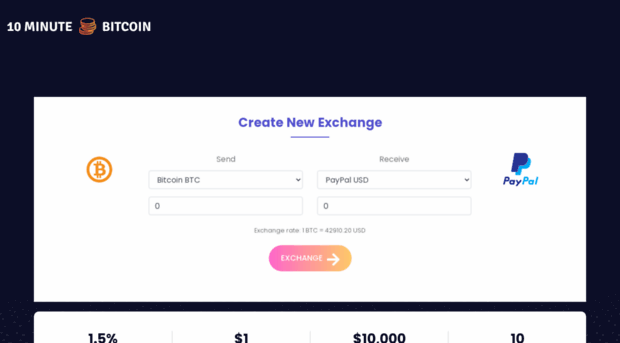 10minutebitcoin.com