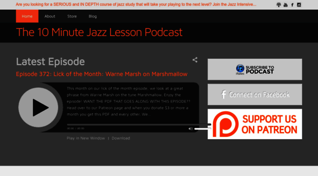 10minutejazzlesson.com