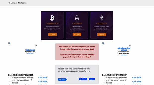 10minutes4satoshis.faucetfly.com
