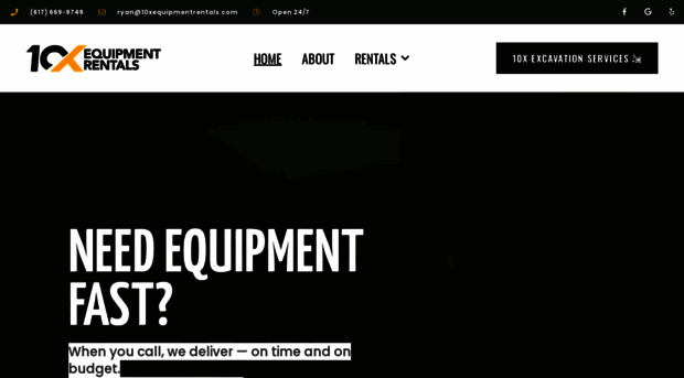 10xequipmentrentals.com