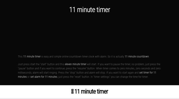 11.minute-timer.com