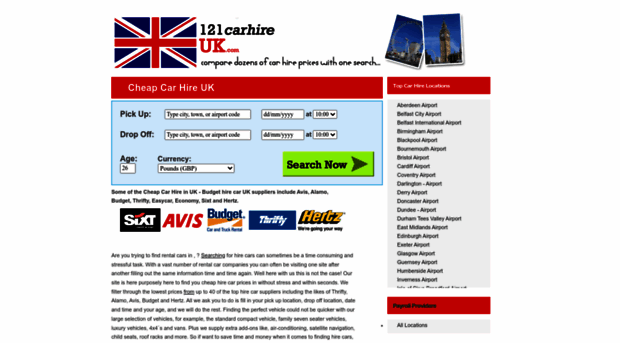 121carhireuk.com