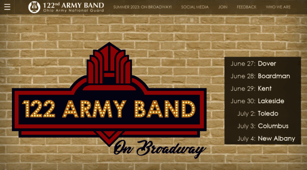 122ndarmyband.com