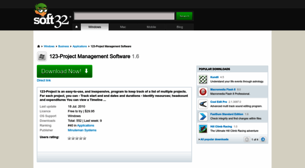 123-project-management-software.soft32.com